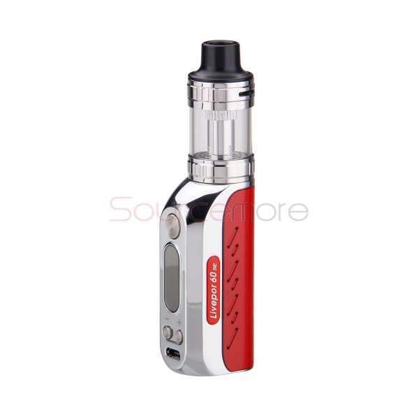 Yosta Livepor 60 SE 60W Kit with IGVI T3 Atomizer - Red