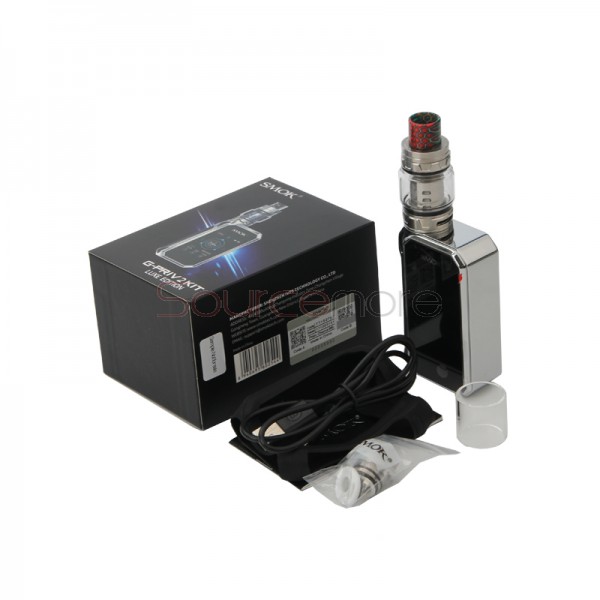 Smok G-PRIV 2 Kit 4.0ml TFV8 X-Baby Tank with G-PRIV 2 230W Mod Powered by Dual 18650 Cells- Silver Black