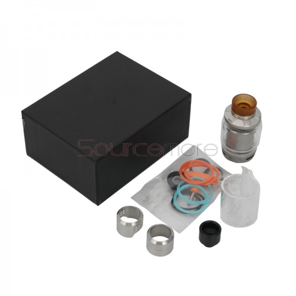 Geek Vape Creed RTA 6.5ml Rebuildable Tank Atomizer - Silver