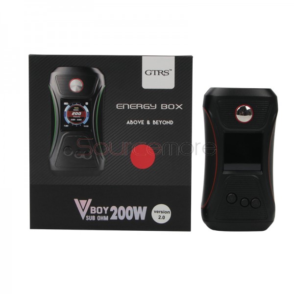 GTRS VBOY 200W Box Mod - Black & Red