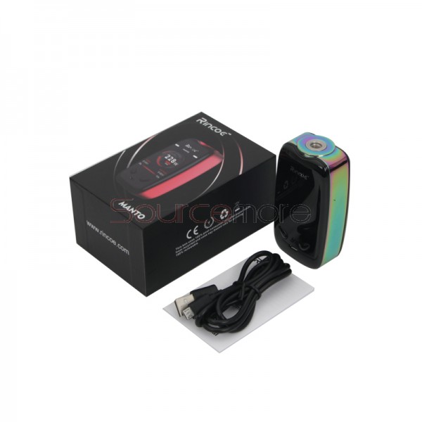 Rincoe Manto 228W TC Box Mod - Rainbow