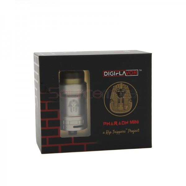 Digiflavor Pharaoh Mini RTA Standard Version Rebuildable Tank Atomizer with 2ml/5ml Capaity-Silver