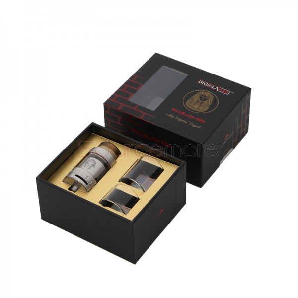 Digiflavor Pharaoh Mini RTA Standard Version Rebuildable Tank Atomizer with 2ml/5ml Capaity-Silver