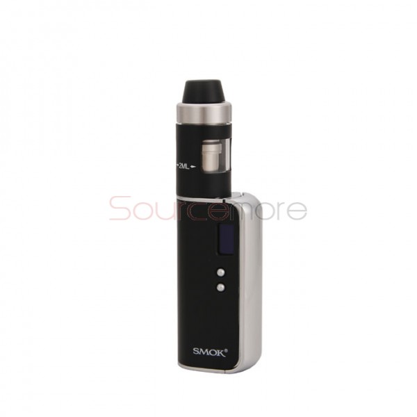 Smok OSUB 40W Kit 2ml 22mm Helmet Mini Tank with 1350mah TC OSUB Mod- Black Silver