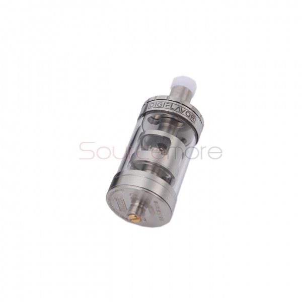 Digiflavor Siren GTA 5ml Liquild Capacity Mouth to Lung Genisis Tank Atomizer 25mm Diameter Version- Silver