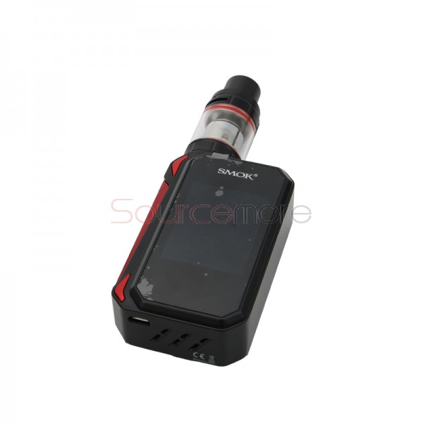 Smok G-PRIV 2 Kit 4.0ml TFV8 X-Baby Tank with G-PRIV 2 230W Mod Powered by Dual 18650 Cells- Black Red