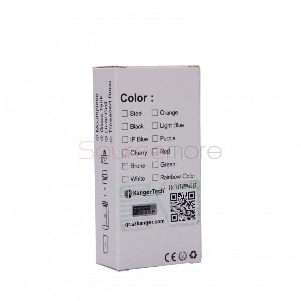 Kanger Aerotank MOW Atomizer with 1.8ml Capacity -Brown