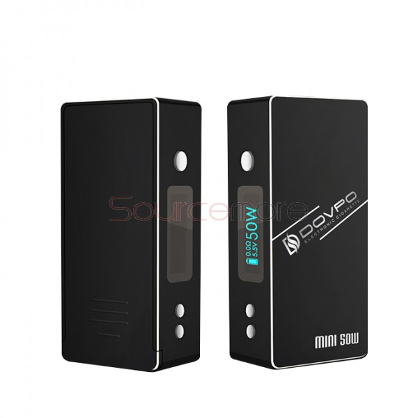 Dovpo Mini 50W Variable Wattage 7-50w OLED 18650 Battery Box Mod-Black