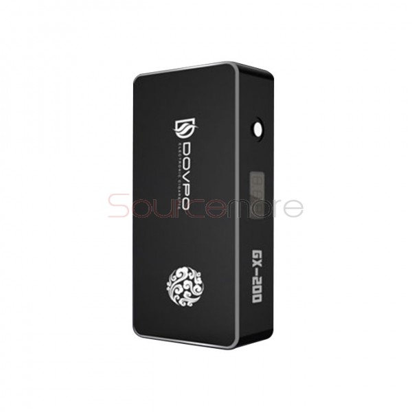 Dovpo GX-200 Mechanical Mod Dual 18650 Battery Compatible Viravle Voltage Mod-Black