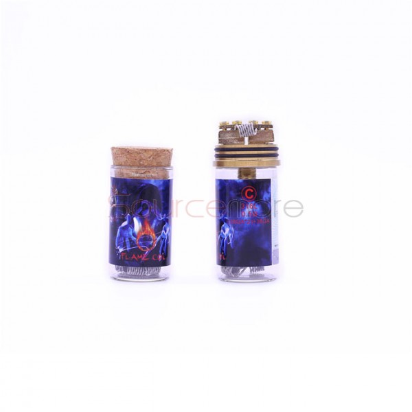 LTQ Demon Killer Heating Wire 0.5ohm for Rebuildable Atomizers 316L( 28GA*2)+38GA Wire-Flame coil C