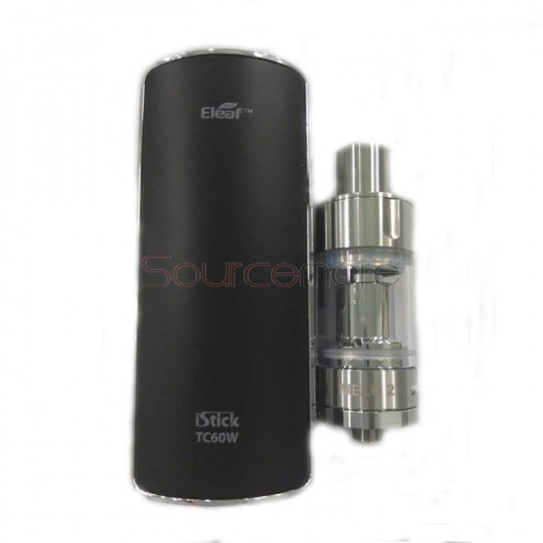 Eleaf iStick 60W Temperature Control Box Mod with OLED Screen with Melo 2 Atomizer Kits - Silver Frame