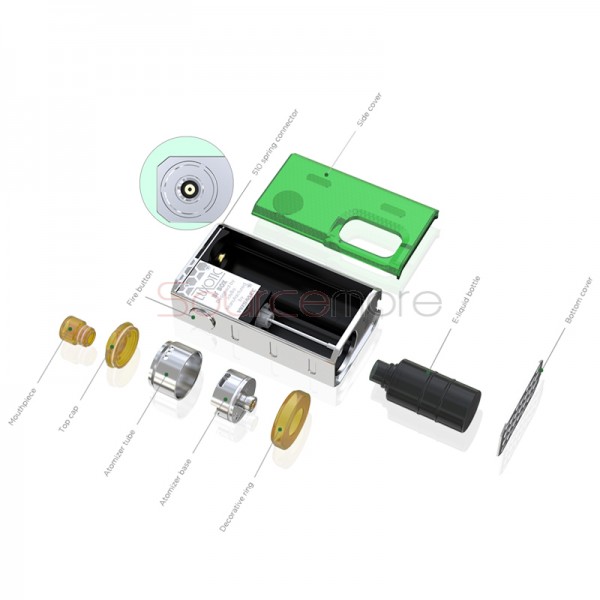 Wismec Luxotic BF Squonk Kit - Green honeycomb