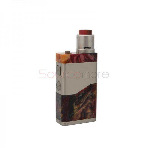 Wismec LUXOTIC NC 250W Mod with Guillotine V2 Tank Kit - Red resin
