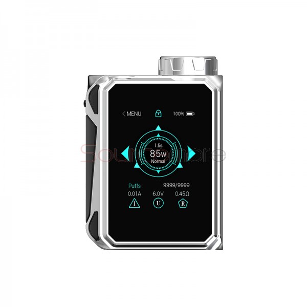 Smok G-Priv Baby Luxe Edition 85W Touch Screen Box Mod Powered by Single 18650 Battery- Prism Chrome