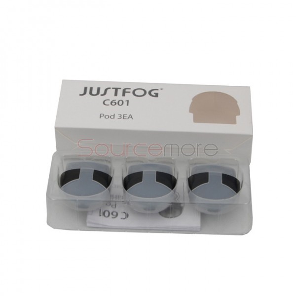 Justfog C601 Pod with 1.7ml Capacity 3pcs - 1.6ohm