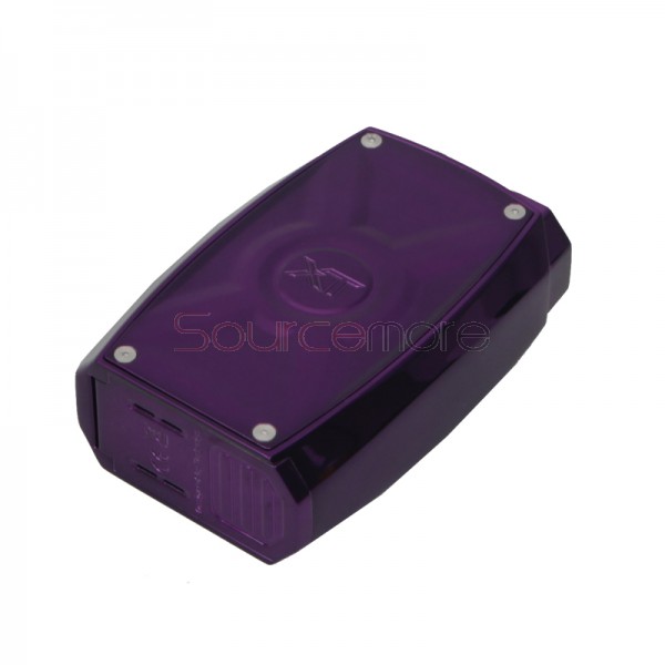 Tesla XT 220W Box Mod with RGB LED Light - Purple