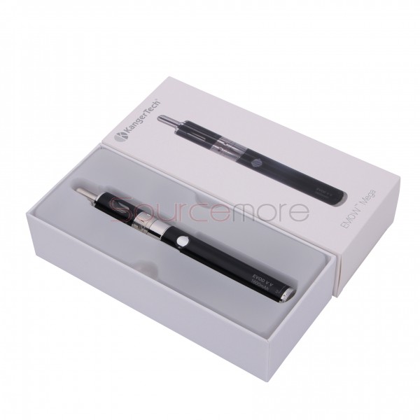 Kanger EMOW Mega Starter Kit 1300mah Battery 2.8ml with US Plug -  Black 