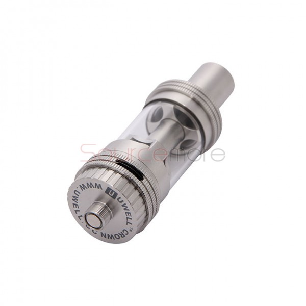 Uwell Crown 4ml Sub-Ohm Tank with 3 Coil Heads (0.25ohm,0.15ohm,0.5ohm)- Silver