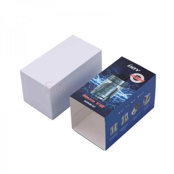 IJOY Maxo V12 Top Filp Fill Design Adjustable Airflow Tank with 5.6ml Capacity and 28mm Diameter- Stainless Steel