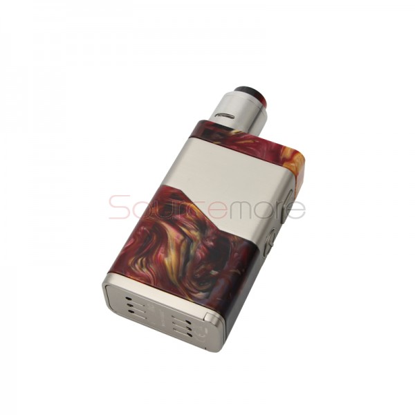 Wismec LUXOTIC NC 250W Mod with Guillotine V2 Tank Kit - Red resin