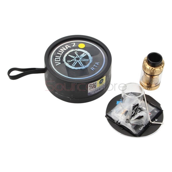 asMODus Voluna V2 RTA Tank Atomizer - Gold
