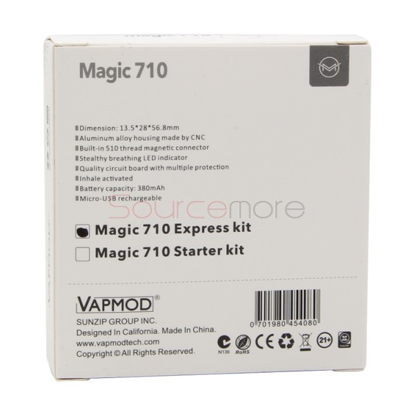 Vapmod Magic 710 Battery - Red