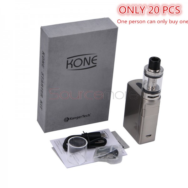 Kanger KONE Kit 3.5ml Top-filling Design Pangu Tank and 3000mAh KONE Mod- Silver
