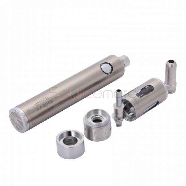 Kanger EMOW Mega Starter Kit  1300mah Battery 2.8ml with US Plug -Silver 