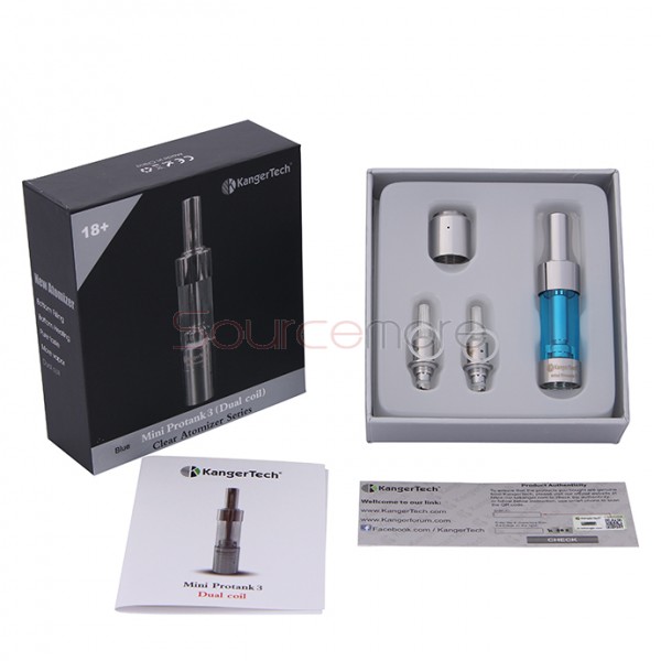 Kanger Mini Protank 3 Electronic Cigarette Atomizer Kit-Blue