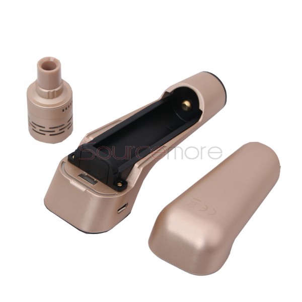 Joyetech Elitar Pipe TC/VW Kit 75W Elitar Battery with 2ml Elitar Atomizer- Golden