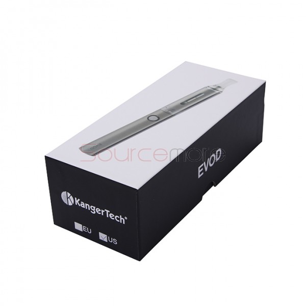 Kanger EVOD Starter Kit with 1.8ml Atomizer and 650mah Battery - Silver EU Plug