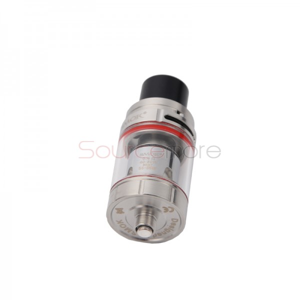Smok TFV8 X-Baby Tank with Top Airflow Top Filling Design and 4.0ml Capacity- Silver