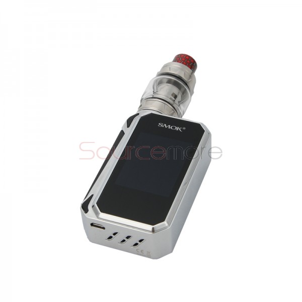 Smok G-PRIV 2 Kit 4.0ml TFV8 X-Baby Tank with G-PRIV 2 230W Mod Powered by Dual 18650 Cells- Silver Black