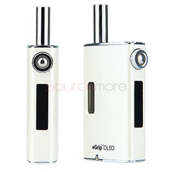 -Joyetech eGrip OLED Starter VW Kit with EU Plug 20w 1500mah-Silver