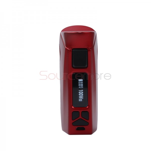 Vaporesso Nebula 100W TC/VW Mod Powered by Single 26650/18650 Cell Support Smart VW/CCW/VT/CCT/TCR/Bypass Mode- Red