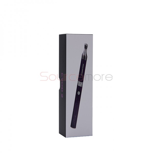 Kanger Evod 2 Starter Kit with 1.6ml Atomizer Double Pack Dual Ecigs kits-Purple US Plug  