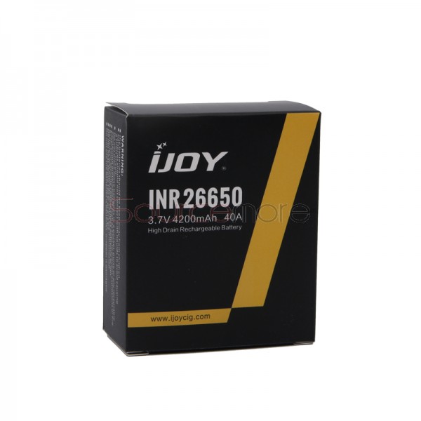 IJOY INR 26650 Rechargeable Lithium Battery 40A 3.7V 4200mah 