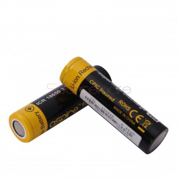 Aspire ICR 18650 3.7V 1800mAh 40A Max Current Rechargeable Li-ion Battery Flat Top