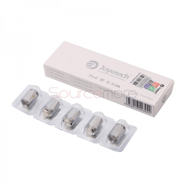 Joyetech Replacement Coil ProC-BF 0.5ohm Head for Cubis 2 Atomizer 5pcs- 0.5ohm