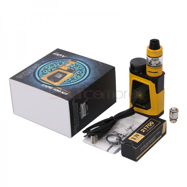 IJOY CAPO 100 Kit CAPO 100W Mod Powered by 21700 Battery with 3.2ml Captain Mini Tank-Yellow