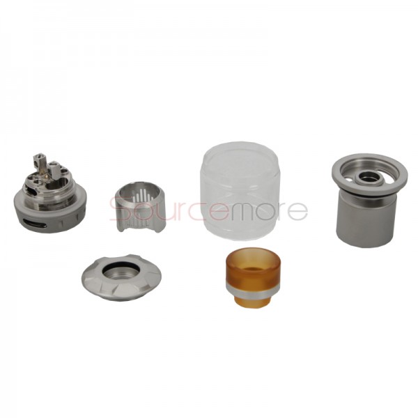 Geek Vape Creed RTA 6.5ml Rebuildable Tank Atomizer - Silver