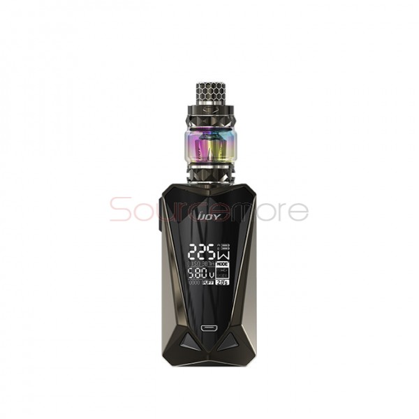 IJOY Diamond Mini Starter Kit Powed by Dual 18650 Batteries - Mirror Gun metal