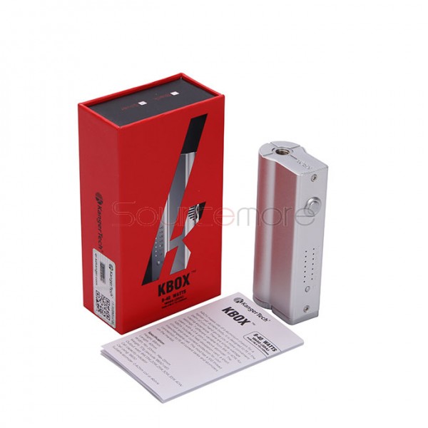 Kanger  KBOX 40W VW Variable Wattage Box Mod-Silver 