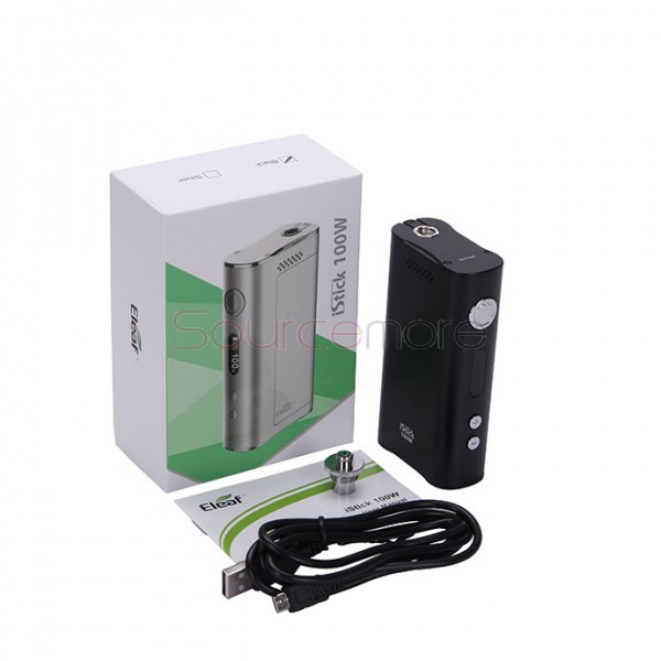 Eleaf iStick 100W Box Mod Variable Voltage/Variable  Wattage Battery Full Kit-Black