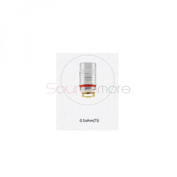 Wismec Replacement Coil Head for Amor Plus Ti Temperature Sensing Coil 5pcs-0.5ohm