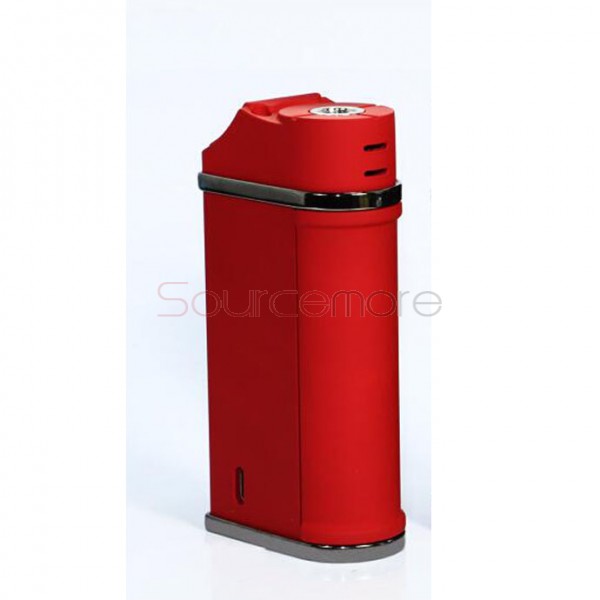Sigelei  UFO 55W TC Box Mod Single 18650 Battery with Magnetic Battery Cover Temperature Control Mod Supporting Power/Ni/Ti Modes- Red