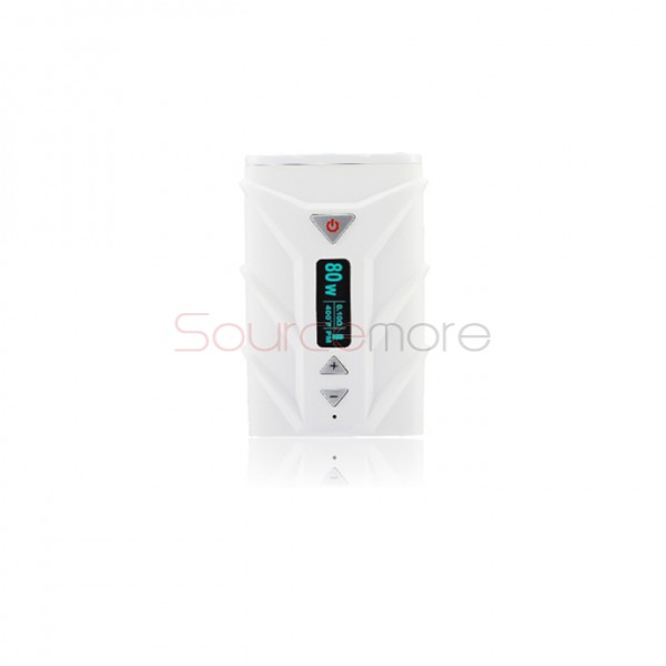 Ephro Ehpro SPD A8 80W TC Box Mod 4000mah Built-in Battery TC(NI/Ti)/PC/VC  Modes Upgradeable Firmware - White