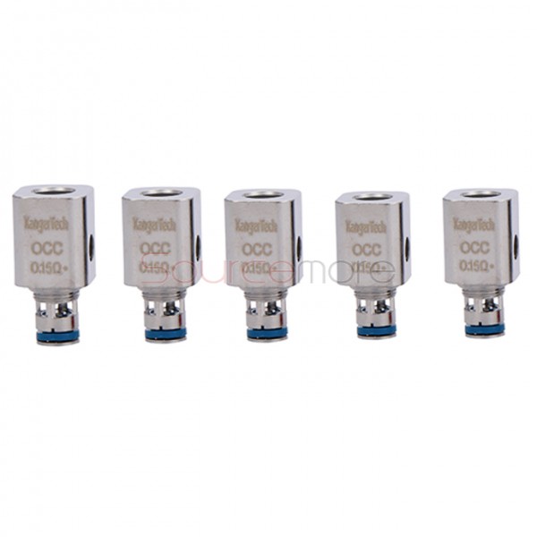 Kangertech OCC Replacement Organic Cotton TC Coil Temperature Sensing Head for Subtank 5pcs - 0.15ohm