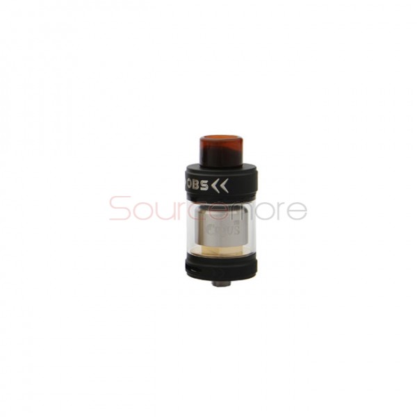 OBS Crius II RTA Rebuildable Tank Atomizer with 3.5ml Capacity and Bottom Airflow System-Black