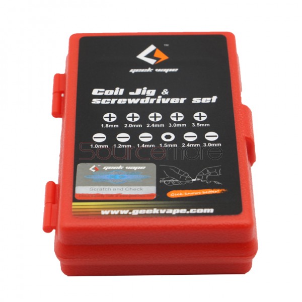 Geek Vape Coil Jig and Screwdriver Set with 11 Different Size Screwdriver 